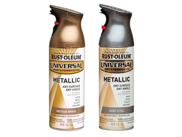 Rust-Oleum 7274830 Stops Rust Metallic Spray Paint, 11 Ounce, Antique Brass  - Spray Paints 