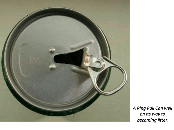 Beer and soft drink makers wanted an easier, self-contained opener. Aluminium manufacturers solved the problem by inventing the ring pull: a single ring which lifted at the centre of the can to release the pressure and then pulled to create an elliptical opening.