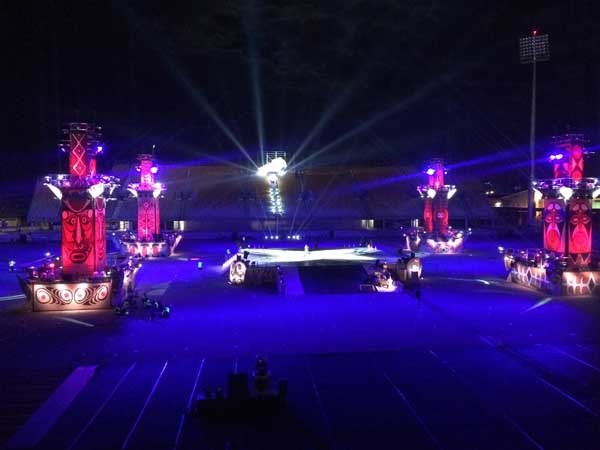 The spectacular opening and closing ceremonies for the 15th Pacific Games ran smoothly on a Clear-Com backbone