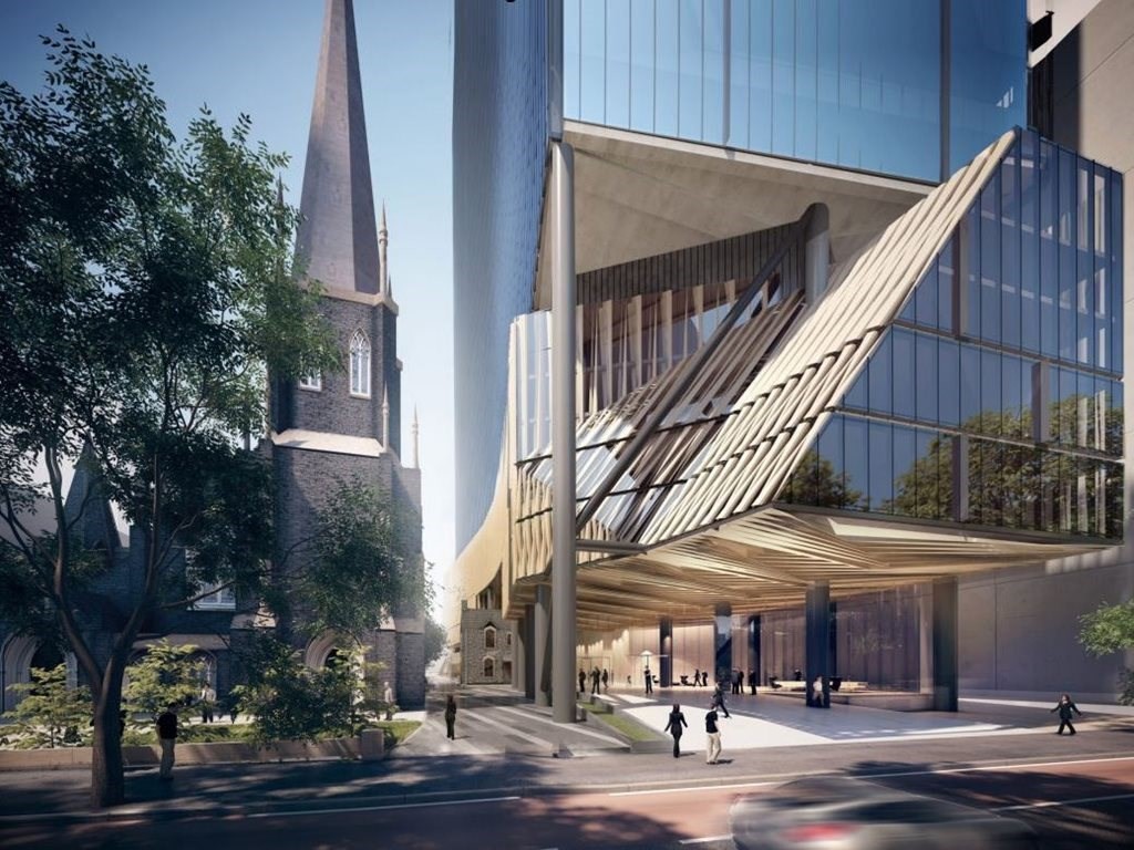 Cox Architecture's churchwrapping skyscraper approved in