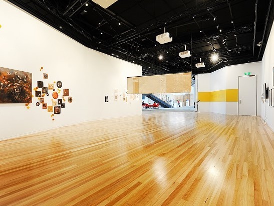 The art gallery floor

