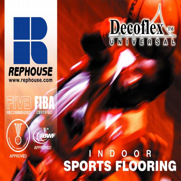 Decoflex™ SW14, T14, Rubber Sports Flooring 