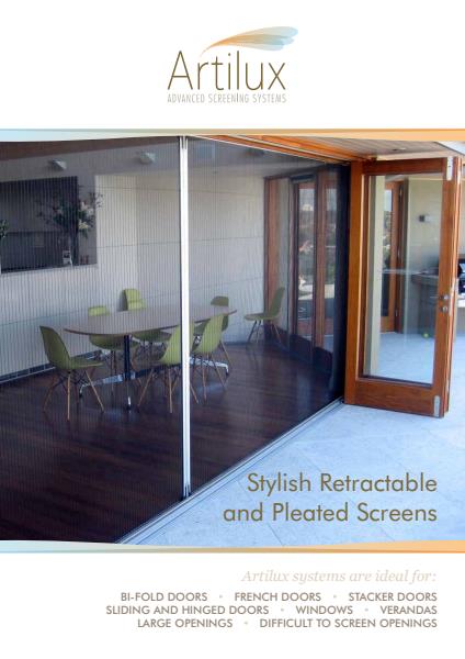 Retractable And Retractable Pleated Insect Screens