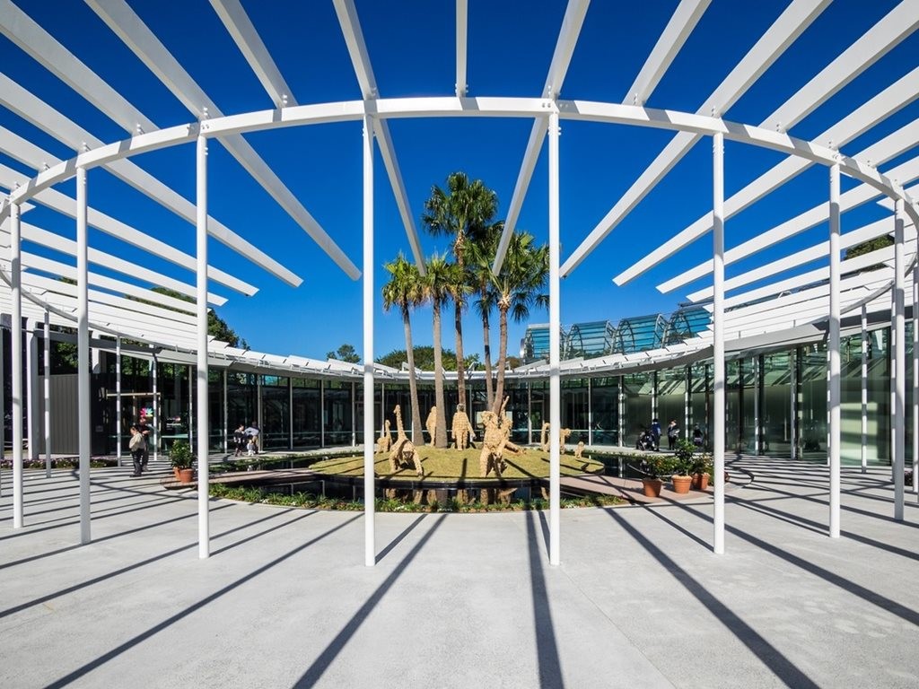 McGregor Coxall and PTW recently designed the new Calyx structure in the Royal Botanic Gardens Sydney.&nbsp;Image: Courtesy PTW Architects
