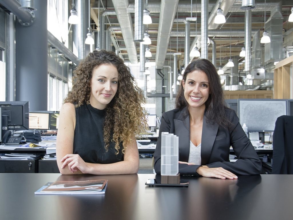 Architects Ariana Rodriguez (right) and Maria Guardala (left) at Crone Architects. Image: Supplied
