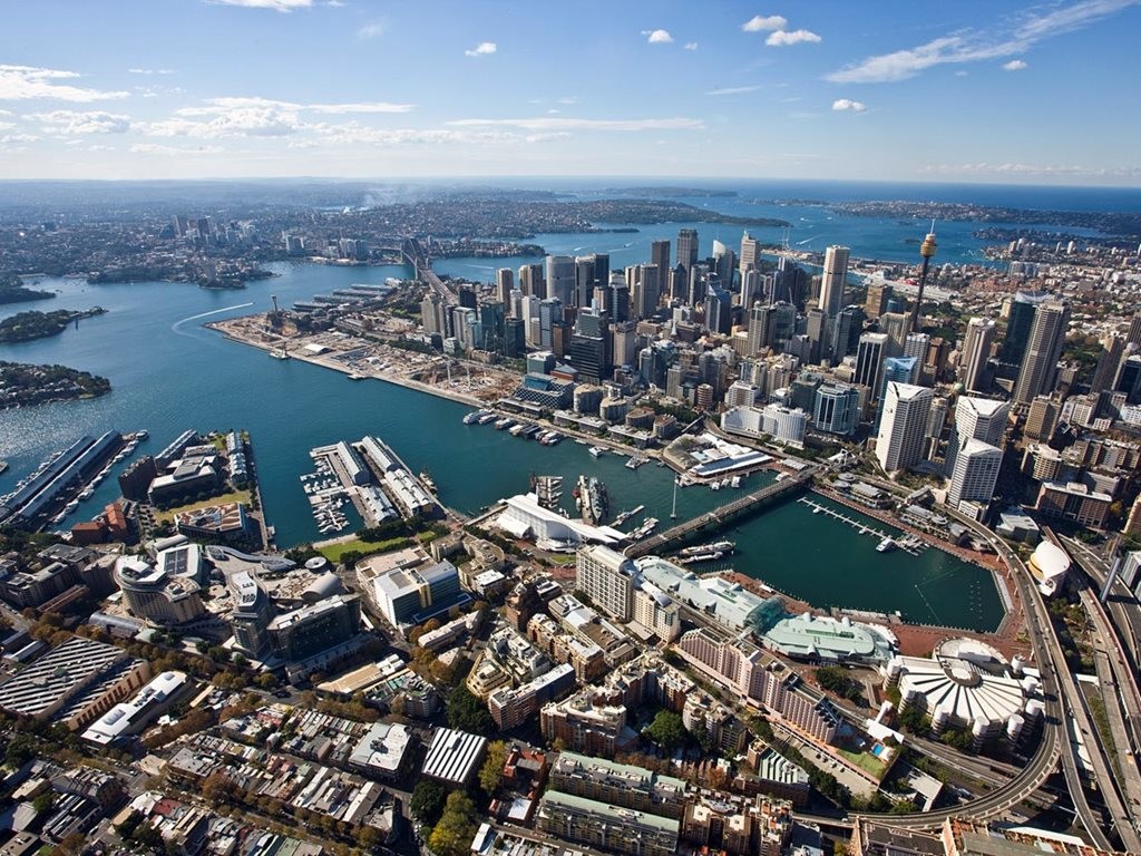 Massive development around Sydney&#39;s Darling Harbour over the past few years has transformed the precinct. Image: Stonebridge Property
