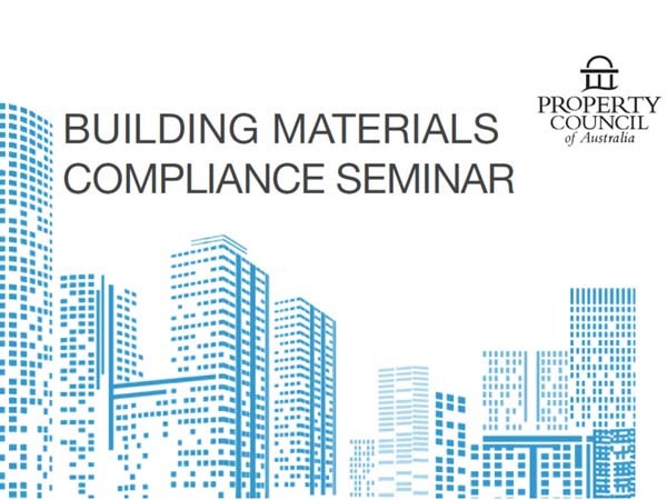 Building materials compliance seminar
