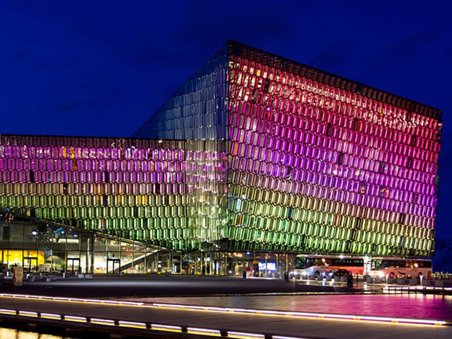 Harpa Concert Hall in Reykjavik, Iceland. Photography by David Phan&nbsp;

