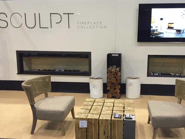 Sculpt premiered their luxury fireplace collection at the 2016 HIA Melbourne Homeshow
