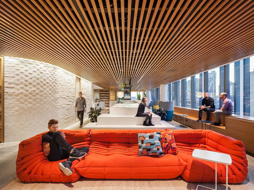 Dropbox Sydney by Gensler will be one of three case studies presented at Work Place / Work Life forum. Image: Gensler

