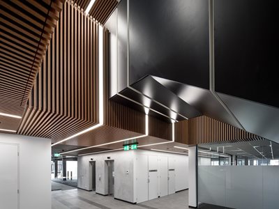 Atkar Corporate Drive Moorabbin Linear Timber Slat Modules