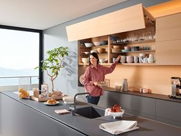 Achieve ergonomic elegance with AVENTOS lift systems