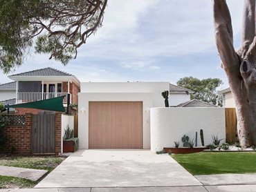 Battens can be used to create statement garage doors