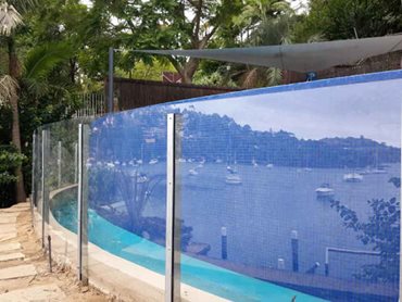 Swimming pool safety barriers