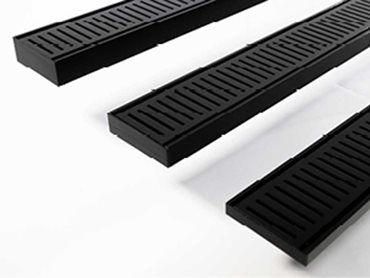 NeXT Generation linear drainage is made from durable anodised aluminium, built to withstand the test of time