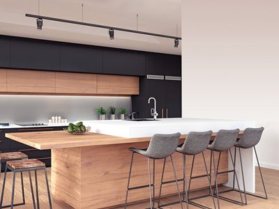 Nover DesignerSplash Timber Kitchen