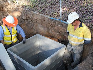 The project needed an access pit solution with minimum Class B load rating (AS3996) that could accommodate the existing water infrastructure