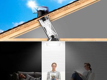 Solatube daylight control system enables you to control how much light you want in your space, without the brightness