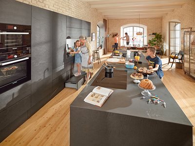 Blum Space Step Residential Kitchen Birthday Party