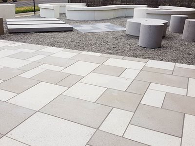 SVC Two Tone Pavers Pattern Grey