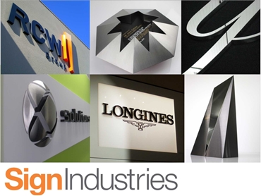 Fabricated Dimensional Metal Signage and Custom Manufacturing from Sign Industries l jpg