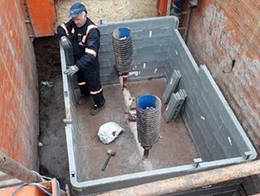 Cubis ULTIMA Connect access pits were installed to replace the existing brick built structures around high pressure gas valves