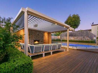 DECO Australia Opening Louvre Roof Systems Gazebo