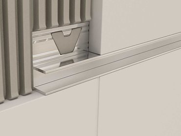 All-channel tile trims can be used both horizontally and vertically