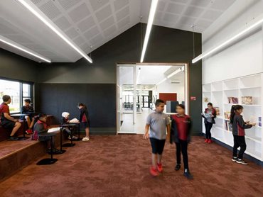 Breakout spaces offer respite to children needing time away from the busy classroom