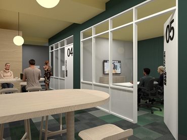 An example of Pre-Administration Spaces - Render by Spowers
