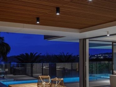 The Mosman residence - The I-Pipedi outdoor ceiling lights were used in the outdoor eating area