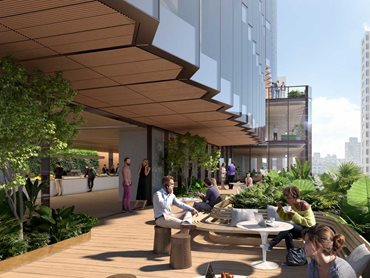 Affinity Place will offer a range of landscaped spaces throughout the building to collaborate, work and relax