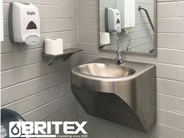 Britex sanitary fixtures at Hanging Rock Toilet Block