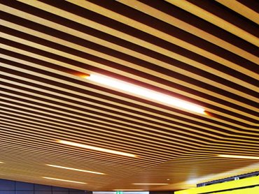 Innowood’s ceilings provide the flexibility to create a broad range of stunning architectural features while integrating lighting, ventilation, sprinklers and air vents