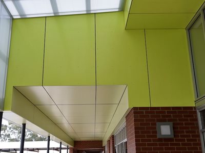 Innova Duracom Pre Coated façade system at Banksia High School – Education and government 