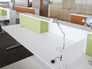 All benchtops within the office fitout were made from a unique material called Eco Core