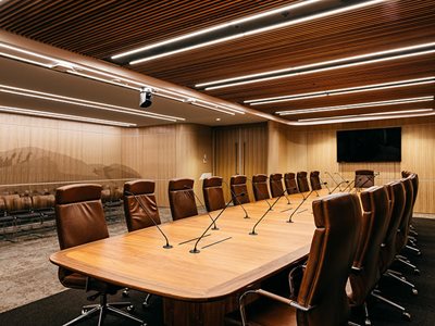 Huon Timber Board Room Interior