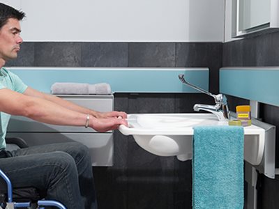 Insitu product image of adjustable washbasin brackets