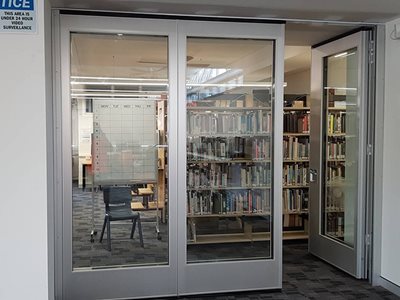 Bildspec Operable Walls School Library Interior