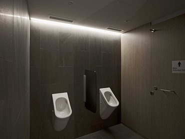 Maxton Fox manufactured, delivered and installed all male, female and ambulant restroom facilities 