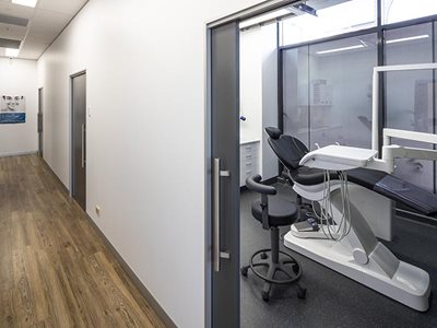 Bris Aluminium Cavity Sliding Door In Healthcare Medical Interior