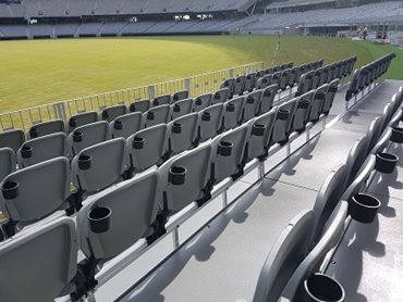 Big River’s Anti-Slip plywood used for grandstand flooring at Perth Optus Stadium