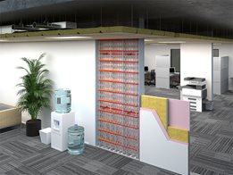 AFS Rediwall® columns: Maximise floor space with this simple, flexible system
