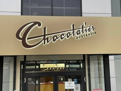 VIC Chocolatier Signage AI Outdoor
