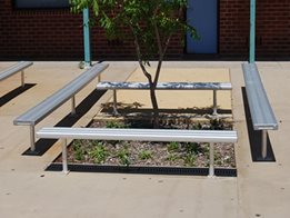 BAB Aluminium School Bench Seating