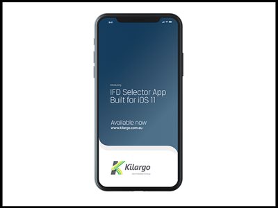 Kilargo AutoCAD Revit Selector App on Iphone