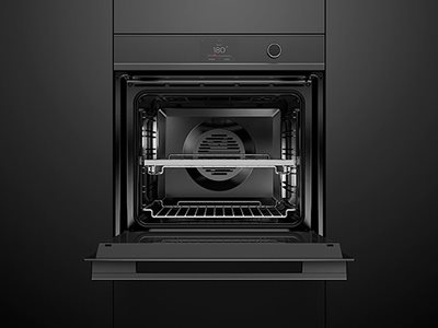 Fisher and Paykel Self Cleaning Oven Open