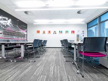 In addition to colour, acoustics also contributes to improved learning outcomes, making carpet the best flooring choice