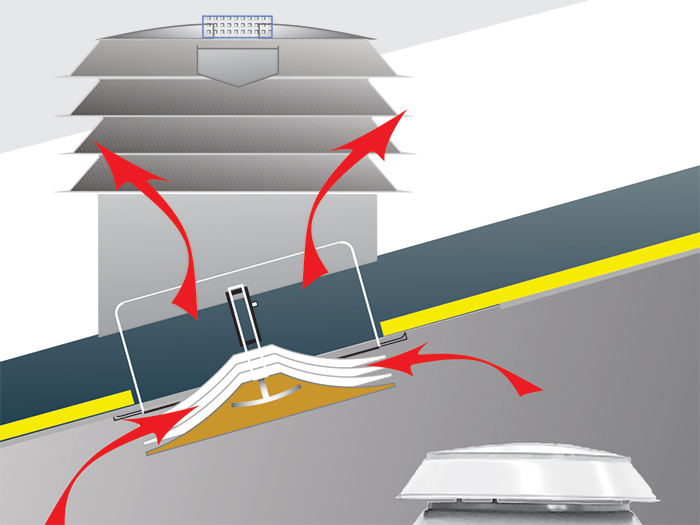 Cathedral Ceiling Ventilation Architecture Design - Installing Bathroom Exhaust Fan On Sloped Ceiling