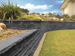 Retaining wall and decorative garden wall systems